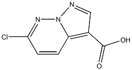 6-chloropyrazolo[1,5-b]pyridazine-3-carboxylic acid 구조식 이미지