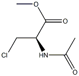 (R)-methyl 2-acetamido-3-chloropropanoate 구조식 이미지