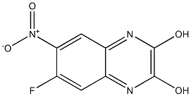 6-Fluoro-7-nitro-quinoxaline-2,3-diol Structure