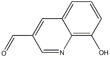 8-Hydroxy-quinoline-3-carbaldehyde Structure