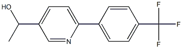 1-(6-(4-(trifluoromethyl)phenyl)pyridin-3-yl)ethanol Structure