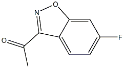 1-(6-fluorobenzo[d]isoxazol-3-yl)ethanone 구조식 이미지