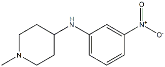 1-methyl-N-(3-nitrophenyl)piperidin-4-amine 구조식 이미지