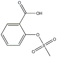 2-(methylsulfonyloxy)benzoic acid 구조식 이미지