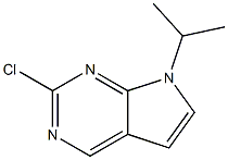 2-chloro-7-isopropyl-7H-pyrrolo[2,3-d]pyrimidine Structure
