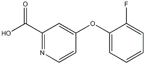 4-(2-fluorophenoxy)picolinic acid Structure