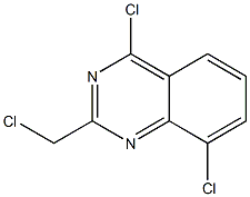 4,8-dichloro-2-(chloromethyl)quinazoline 구조식 이미지