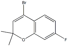 4-bromo-7-fluoro-2,2-dimethyl-2H-chromene 구조식 이미지