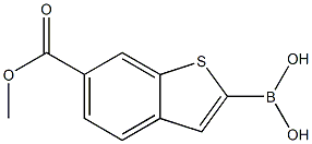 6-(methoxycarbonyl)benzo[b]thiophen-2-ylboronic acid Structure