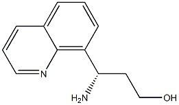 (S)-3-amino-3-(quinolin-8-yl)propan-1-ol 구조식 이미지