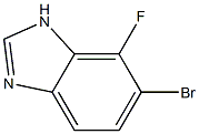 6-Bromo-7-fluoro-1H-benzoimidazole 구조식 이미지
