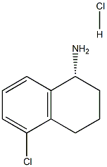 (1R)-5-CHLORO-1,2,3,4-TETRAHYDRONAPHTHYLAMINE HYDROCHLORIDE Structure