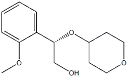 (S)-2-(2-methoxyphenyl)-2-((tetrahydro-2H-pyran-4-yl)oxy)ethanol Structure