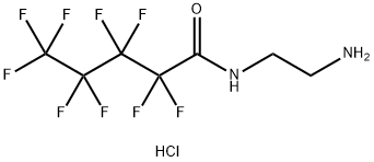 N-(2-aminoethyl)-2,2,3,3,4,4,5,5,5-nonafluoropentanamide hydrochloride Structure