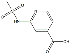 2-(methylsulfonamido)isonicotinic acid Structure