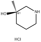 (3R)-3-Methyl-piperidin-3-ol hydrochloride 구조식 이미지