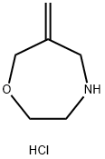 6-Methylene-[1,4]oxazepane hydrochloride 구조식 이미지