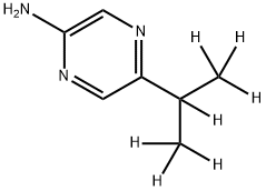 2-Amino-5-(iso-propyl-d7)-pyrazine 구조식 이미지