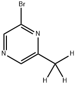 2-Bromo-6-(methyl-d3)-pyrazine Structure