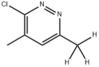 3-Chloro-4-methyl-6-(methyl-d3)-pyridazine 구조식 이미지