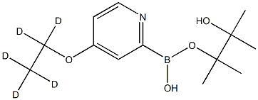 4-(Ethoxy-d5)-pyridine-2-boronic acid pinacol ester Structure