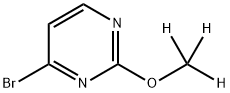 4-Bromo-2-(methoxy-d3)-pyrimidine 구조식 이미지