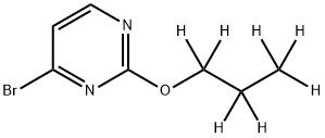 4-Bromo-2-(n-propoxy-d7)-pyrimidine Structure