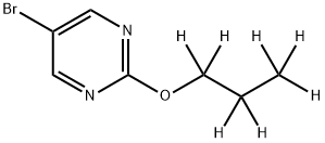 5-Bromo-2-(n-propoxy-d7)-pyrimidine Structure