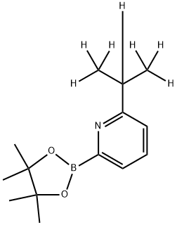 6-(iso-Propyl-d7)-pyridine-2-boronic acid pinacol ester Structure