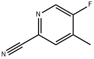 5-fluoro-4-methylpicolinonitrile 구조식 이미지