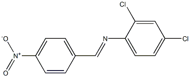 (2,4-dichlorophenyl)(4-nitrobenzylidene)amine Structure
