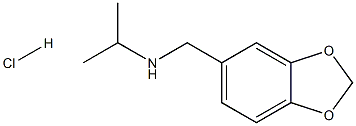 [(2H-1,3-benzodioxol-5-yl)methyl](propan-2-yl)amine hydrochloride 구조식 이미지