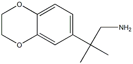 2-(2,3-dihydro-1,4-benzodioxin-6-yl)-2-methylpropan-1-amine 구조식 이미지