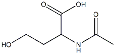 2-Acetamido-4-hydroxybutanoic acid Structure