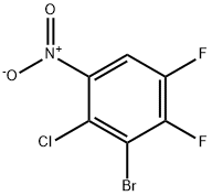 3-BROMO-2-CHLORO-4,5-DIFLUORO-1-NITROBENZENE 구조식 이미지