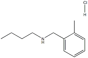 butyl[(2-methylphenyl)methyl]amine hydrochloride Structure