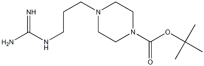 TERT-BUTYL 4-(3-GUANIDINOPROPYL)PIPERAZINE-1-CARBOXYLATE Structure