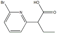 2-(6-BROMOPYRIDIN-2-YL)BUTANOIC ACID Structure