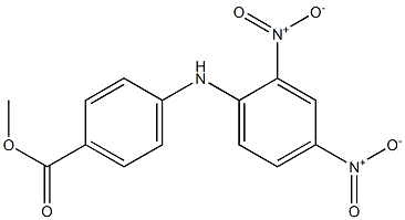 methyl 4-[(2,4-dinitrophenyl)amino]benzoate 구조식 이미지