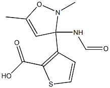 methyl 3-(5-methylisoxazole-3-carboxamido)thiophene-2-carboxylate 구조식 이미지