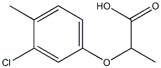 2-(3-chloro-4-methylphenoxy)propanoic acid 구조식 이미지