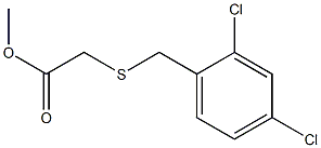 methyl 2-((2,4-dichlorobenzyl)thio)acetate 구조식 이미지