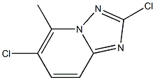 2,6-Dichloro-5-methyl-[1,2,4]triazolo[1,5-a]pyridine 구조식 이미지