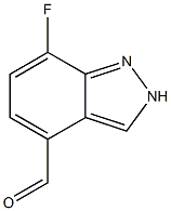 7-Fluoro-2H-indazole-4-carbaldehyde Structure