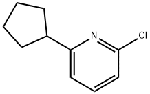 2-chloro-6-cyclopentylpyridine Structure