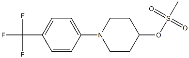 1-(4-(trifluoromethyl)phenyl)piperidin-4-yl methanesulfonate Structure