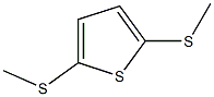 2,5-bis(methylthio)thiophene 구조식 이미지