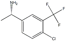 (1S)-1-[4-CHLORO-3-(TRIFLUOROMETHYL)PHENYL]ETHYLAMINE Structure