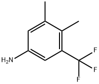 3,4-dimethyl-5-(trifluoromethyl)benzenamine Structure