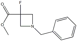 methyl 1-benzyl-3-fluoroazetidine-3-carboxylate 구조식 이미지